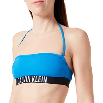 Abbildung von Calvin Klein Swimwear Intense Power Bikinitop, Damen, Größe: Medium, Dynamic blue