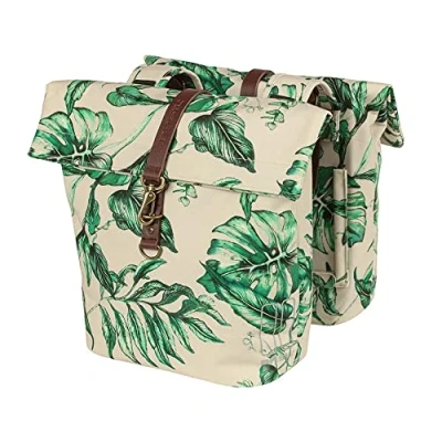 Abbildung von Doppelpacktasche Basil Ever Green 28 Bis 32 Liter X 16 35 Cm Sandshell Beige