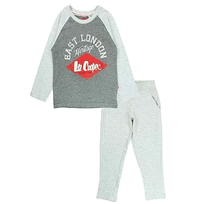 Abbildung von Lee Cooper LC18539 PYJ S1 Pyjamaset, Gris,