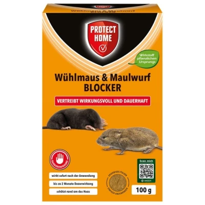 Abbildung von Protect Home Vergrämungsmittel Wühlmaus &amp; Maulwurf Blocker, 100 g, g
