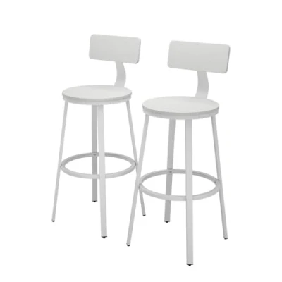 Abbildung von Vicco Barhocker Caracas, Weiß, 34 x 102 cm 2er Set
