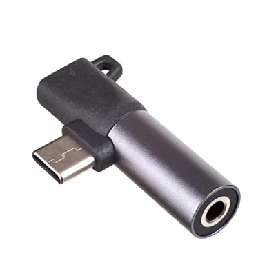 Abbildung von AKYGA Headphone Adapter AK AD 62 USB Type C to / Jack 3.5 mm for Android Schwarz