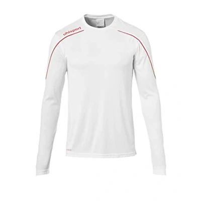 Abbildung von uhlsport Kinder Stream 22 Langarm Trikot, weiß/Rot, 140