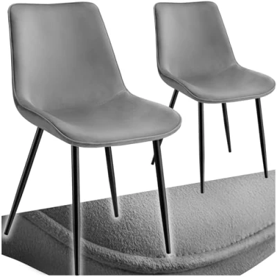 Abbildung von tectake Esszimmerstuhl Monroe (2er Set, 2 St), Gepolstert