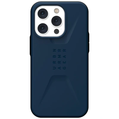 Abbildung von Apple iPhone 14 Pro Hülle MagSafe Kunststoff UAG Hard Case/Backcover Handyhülle Blau Shockproof/Stoßfest