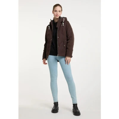 Abbildung von ICEBOUND Winterjacke Damen Dunkelbraun