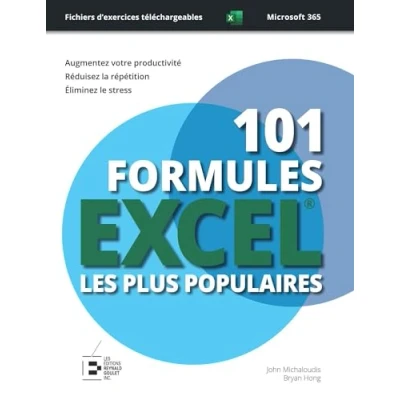Abbildung von 101 Formules Excel les plus populaires : édition premium en couleur: avancées et méconnues. Guide illustré de 600 écrans exercices