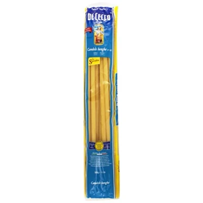 Abbildung von 10x Pasta De Cecco Le specialita&#039; 100% Italienisch Candele Lunghe n. 127 Nudeln 500g + Italian Gourmet Polpa 400g