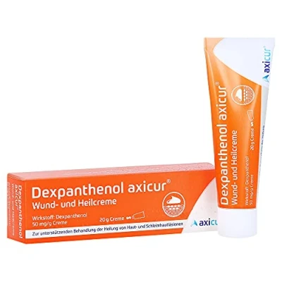 Abbildung von Dexpanthenol axicur Wund und Heilcreme 50 mg/g 20 g