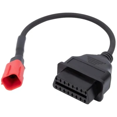Abbildung von KASturbo OBD2 Diagnosekabel 6 Pin 16 Adapterkabel passend für Honda Suzuki Motorrad Fehlererkennung Stecker