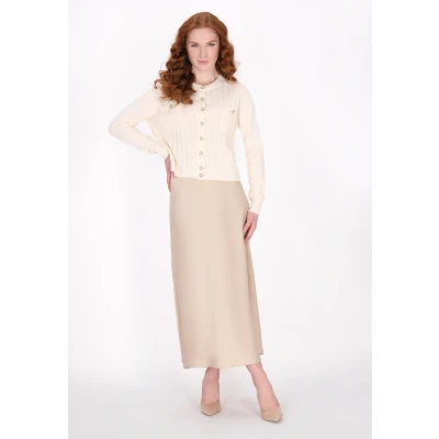Abbildung von Strickjacke DREIMASTER XS/S / Off White 84% Polyester 10% Acrylic 6% Wool