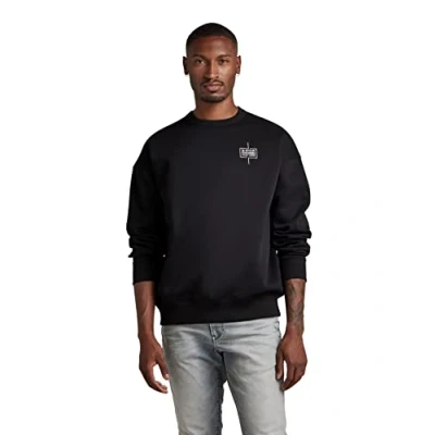 Abbildung von G STAR RAW Herren Unisex Core Loose Sweatshirt, Schwarz (dk black D23223 C235 6484), XL