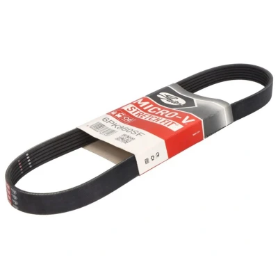 Abbildung von GATES 6PK860SF Keilrippenriemen 834 6 Polyester, EPDM (Ethylen Propylen Dien Kautschuk) VOLKSWAGEN: Multivan 6, Transporter Bus