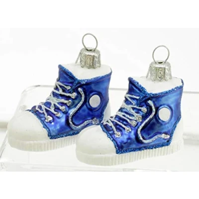 Abbildung von condecoro Turnschuh Christbaumschmuck Sneaker Christbaumkugel 2er Set