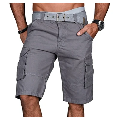 Abbildung von Alessandro Salvarini Cargoshorts &quot;ASNico&quot;, inklusive passendem Gürtel