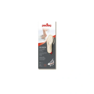 Abbildung von pedag VIVA WINTER Thermo Einlegesohle Schuhe in Übergrößen, Größe:45