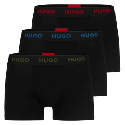 Abbildung von HUGO Boxer 3 PACK Panties, Herren, Größe: Small, Black