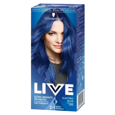 Abbildung von Schwarzkopf LIVE Ultra Brights or Pastel 95 Electric Blue