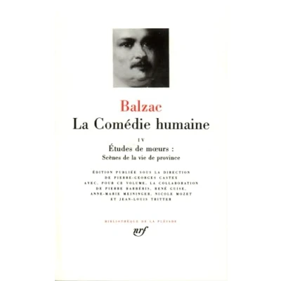 Abbildung von Balzac : la Comédie humaine, tome 4: Scènes de vie province [suite