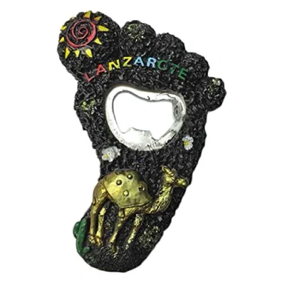 Abbildung von wedaredai Lanzarote Spanien Kühlschrank Magnet Flaschenöffner 3D Travel Aufkleber Souvenirs Collection, Home &amp; Küche Dekoration, Öffner aus China