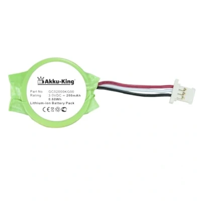 Abbildung von Akku King Backup, CMOS Batterie für Dell Latitude E4200, E4300 ersetzt GC02000KG00 Li Ion 200mAh