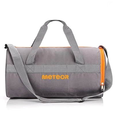 Abbildung von meteor Sporttasche Kinder 25L runde Tasche Gym Herren schwimmtasche Reisetasche Urlaubstasche klein Fitnesstasche Kindertaschen Schule Taschen turntasche Jungen
