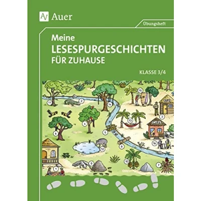 Abbildung von Meine Lesespurgeschichten für Zuhause Klasse 3/4 (Lesespurgeschichten Grundschule)