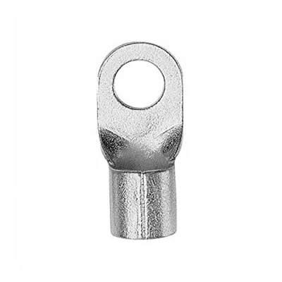 Abbildung von ERKO Ringkabelschuhe Set 100 Stück 16mm² M6 Professionalle kupfer, galvanisch verzinnt, nach DIN 46234, Ohne Isolierung für Mehraderkabel Cu, schützt elektrische Verbindungen