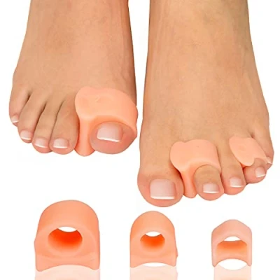 Abbildung von Sumiwish Big Toe Separatoren, Pinky Spacer, 14er Pack Bunion Corrector, um überlappende Zehen zu begradigen, krumme neu auszurichten, Hammerzehe, Schwielen, Ballen