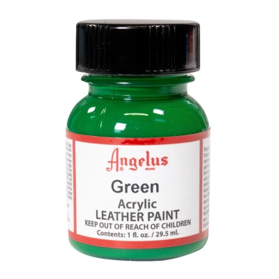 Abbildung von Angelus Lederfarbe Grün 29,5ml