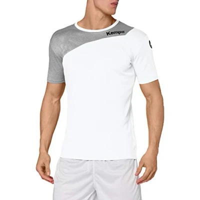 Abbildung von Kempa Herren Core 2.0 Trikot, Weiß/Dark Grau Melange, XXXL