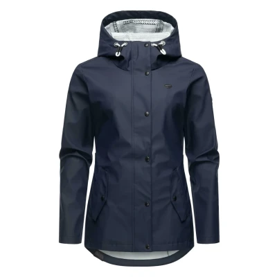 Abbildung von Ragwear Marge Regenjacke / wasserabweisende Jacke, Damen, Größe: 4XL, Navy
