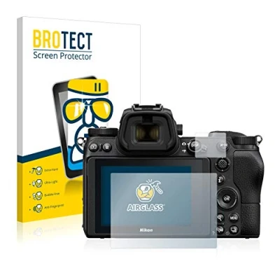 Abbildung von BROTECT Schutzglas für Nikon Z 6 / 7 Schutzfolie Panzer Folie Glas [Extrem Kratzfest 9H, Anti Fingerprint, Ultra Transparent]