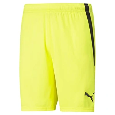 Abbildung von puma Teamliga Football Shorts, Herren, Größe: Medium, Fluo yellow black