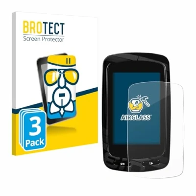 Abbildung von BROTECT Schutzglas für Garmin Edge 810 (3 Stück) Schutzfolie Panzer Folie Glas [Extrem Kratzfest 9H, Anti Fingerprint, Ultra Transparent]
