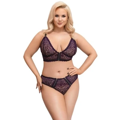 Abbildung von Bralette plus Slip aus Spitze