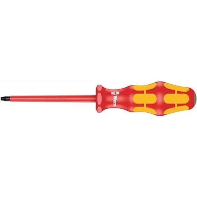 Abbildung von Wera 167 i VDE isolierter Torx Schraubendreher, TX 25 x 100 mm, 1 Stück, 05006176001