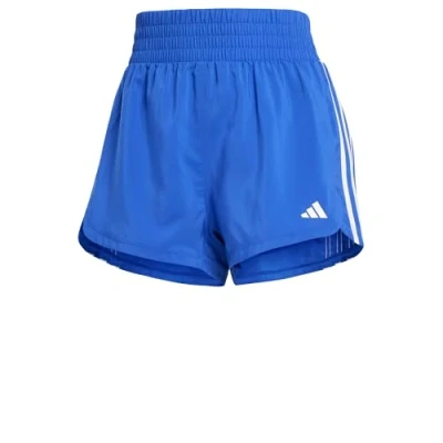 Abbildung von adidas Damen Pacer Training 3 Streifen Woven High Rise Shorts, M 12,7 cm