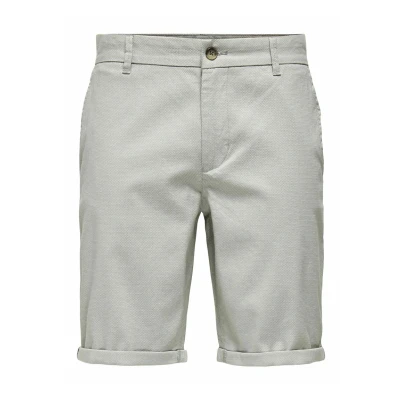 Abbildung von Only &amp; Sons Normal Geschnitten Shorts, Herren, Größe: Small, Limestone