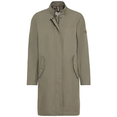 Abbildung von camel active Damen Wasserabweisender Mantel mit Stehkragen Khaki womenswear 42