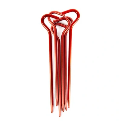 Abbildung von Tatonka Zelthering / Tent Peg Basic 19cm (6 Stück) Zeltheringe aus Aluminium im 6er Pack rot
