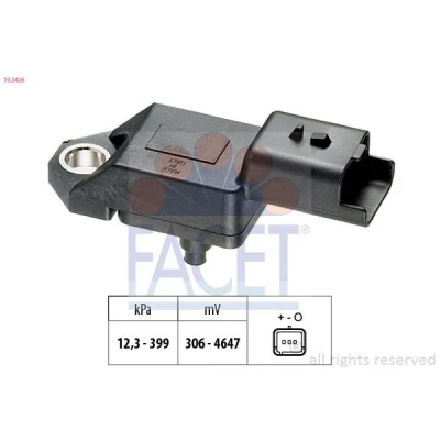 Abbildung von FACET 10.3426 Luftdrucksensor, Höhenanpassung 12kPa 399kPa
