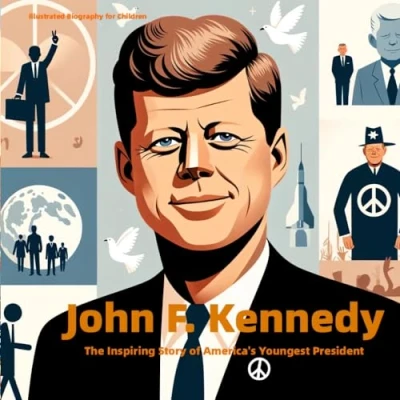 Abbildung von John F. Kennedy: Illustrated Biography for Children:The Inspiring Story of America&#039;s Youngest President (Illustrated Biographies Children)