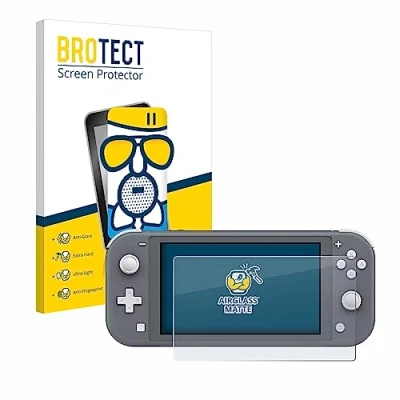 Abbildung von BROTECT Entspiegelungs Schutzglas für Nintendo Switch Lite Schutz Folie Panzerfolie Glas Matt [Extrem Kratzfest 9H, Anti Reflex, Fingerprint]