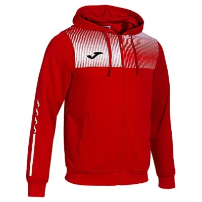 Abbildung von Joma Jacke mit kapuze mann Eco Supernova rot weiss