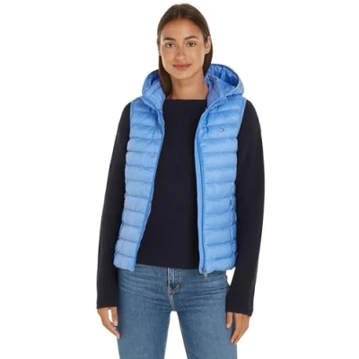 Abbildung von Tommy Hilfiger Steppweste &quot;LW PADDED GLOBAL STRIPE VEST&quot;, (Global Serie TH WOMEN), mit Elastic Band