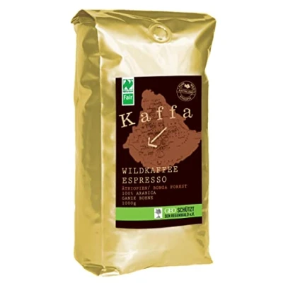 Abbildung von Kaffa Bio Wildkaffee Espresso Bohne 1000 g