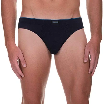 Abbildung von Bruno Banani Herren Sportslip Infinity Slip, Blau (Dunkelblau 090), Small (Herstellergröße: S)