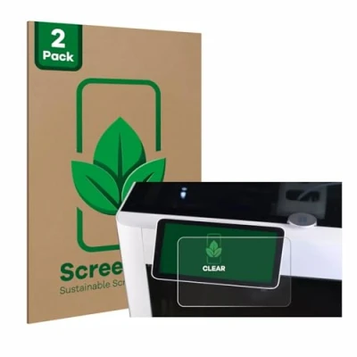 Abbildung von ScreenLeaf (2 Stück Schutzfolie für Bambu Lab X1 Carbon 3D Printer [nachhaltiger Displayschutz, Folie, transparent, kratzfest]