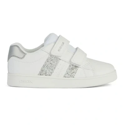 Abbildung von Geox Eclyper Lauflernschuh für Kinder, Größe: 33, White/silver Schuhe